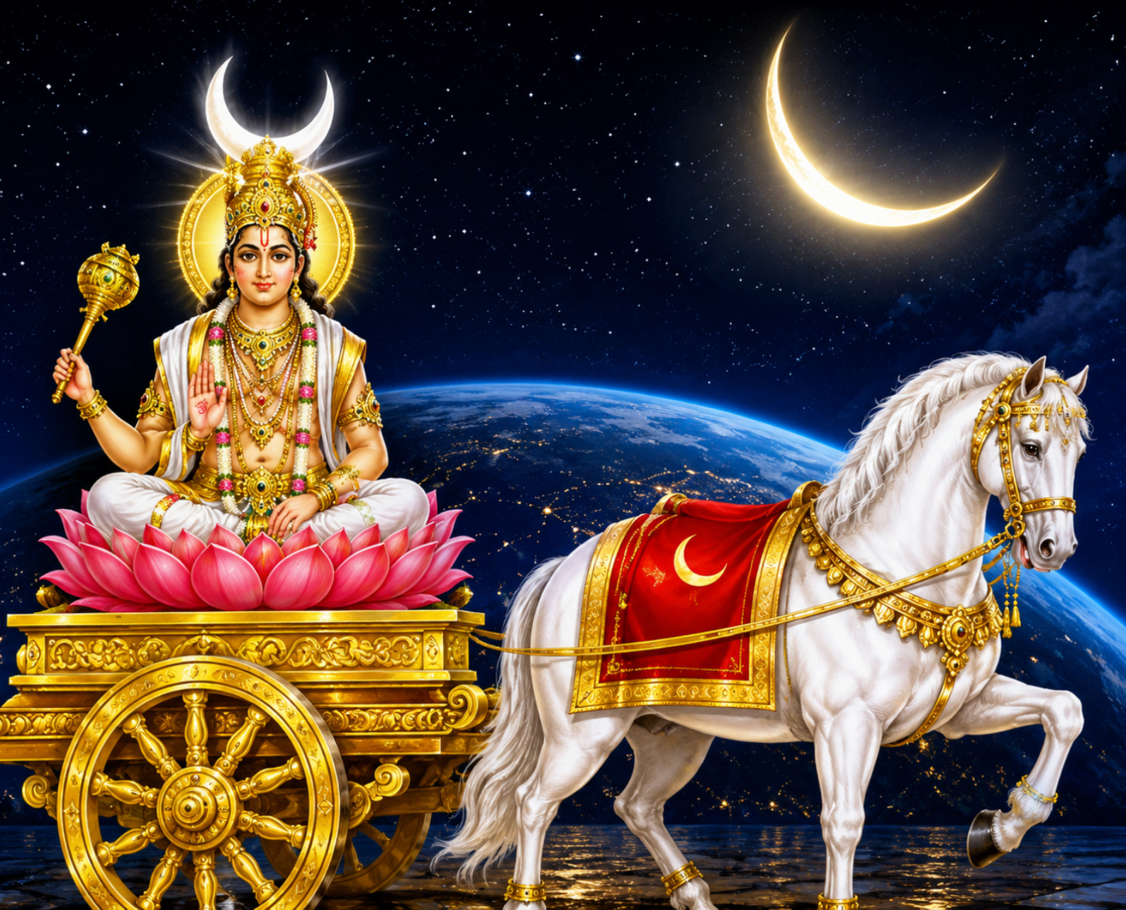 Chandra (Moon) Pujan